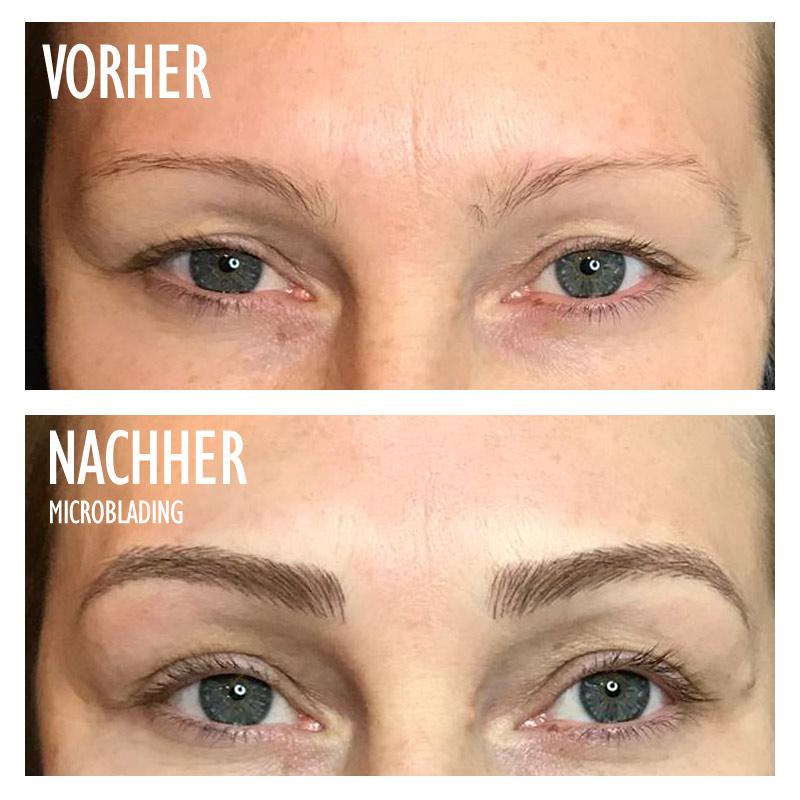 Microblading vorher | nachher